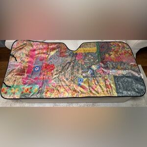 Natural Life Colorful Floral Car Sunshade